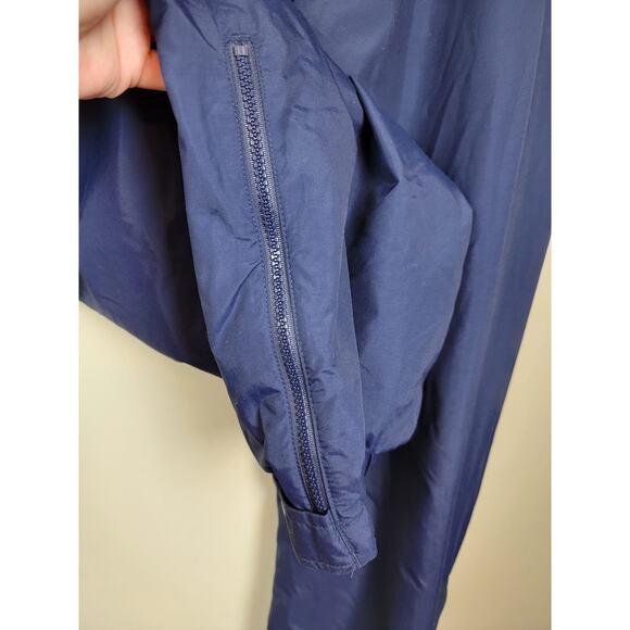 Eddie Bauer Outdoor Pull On Nylon Pants Blue Ankle Zip with Elastic Men's XL - Picture 4 of 9